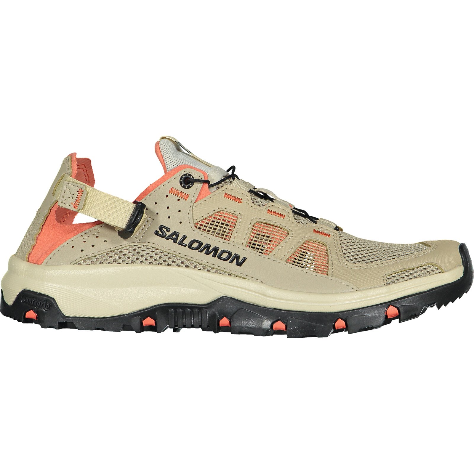 Salomon Damen-Wassersandale Techamphibian 5 beige, 38