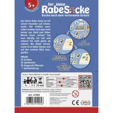 AMIGO Der kleine Rabe Socke Suche nach dem verlorenen Schatz