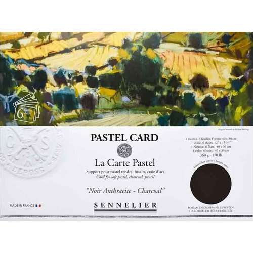 SENNELIER Pastel Card 6er-Packungen, farbig, 30 cm x 40 cm