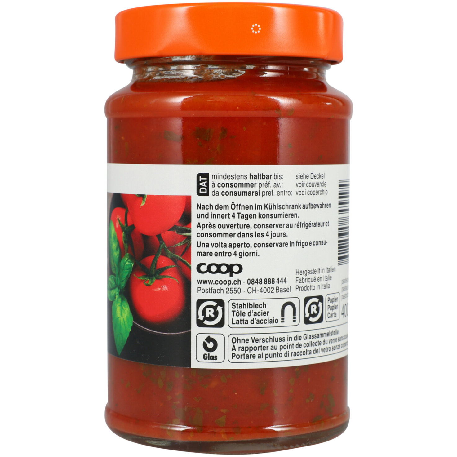 Sugo al basilico