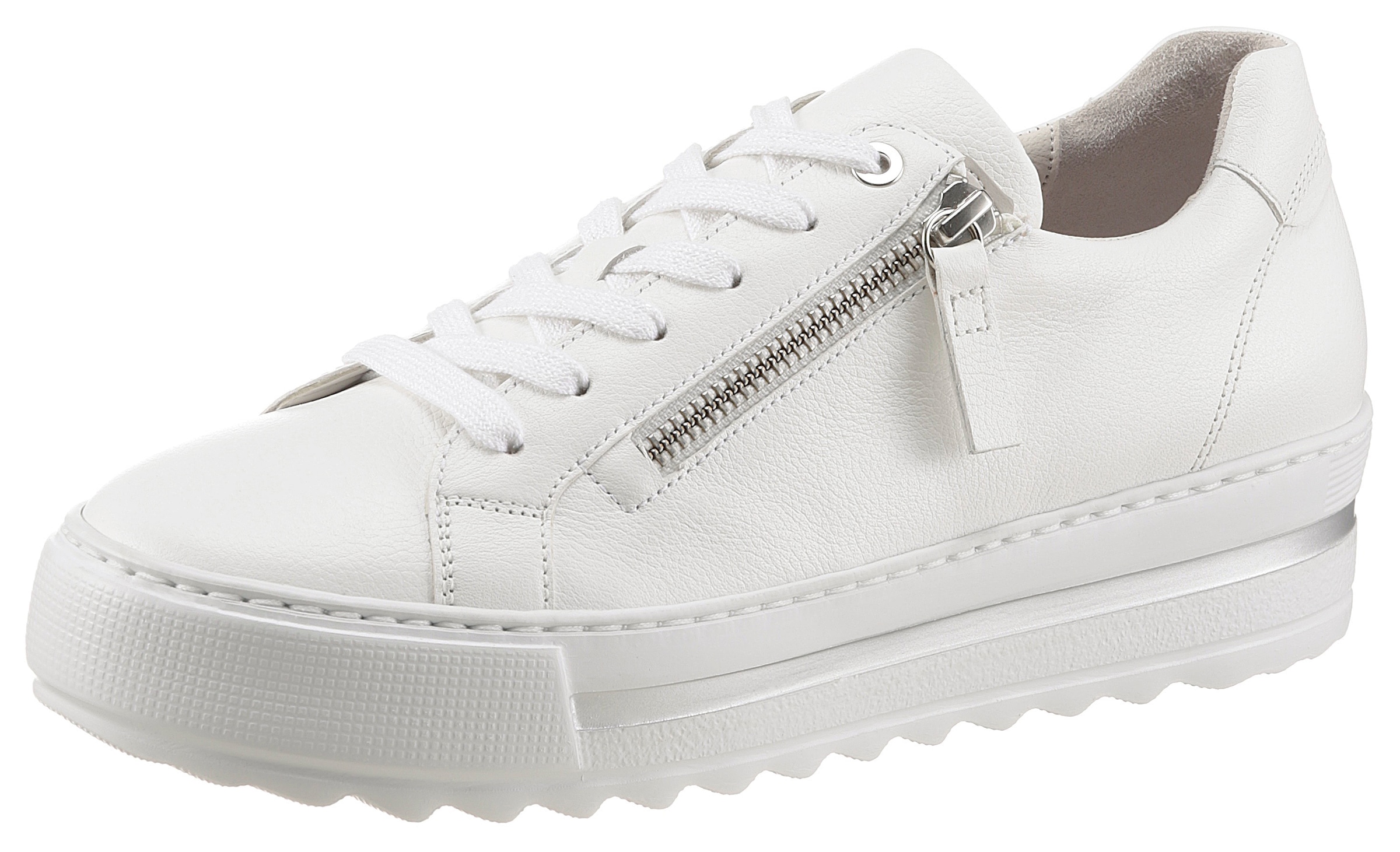 Gabor Plateausneaker »FLORENZ«  in Schuhweite G (=weit), Freizeitschuh, Halbschuh, Schnürschuh