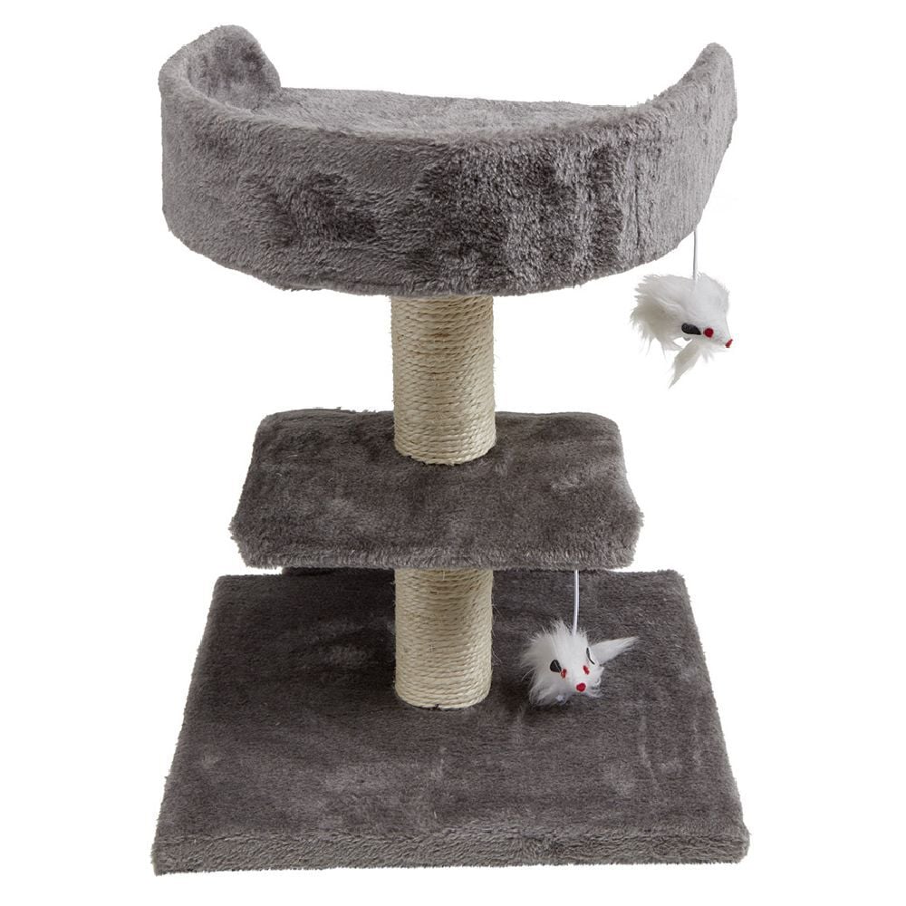 Arbre à chat avec grattoir et souris