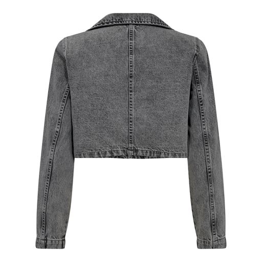 Co'Couture Vika Crop Blazer, Mid Grey, M