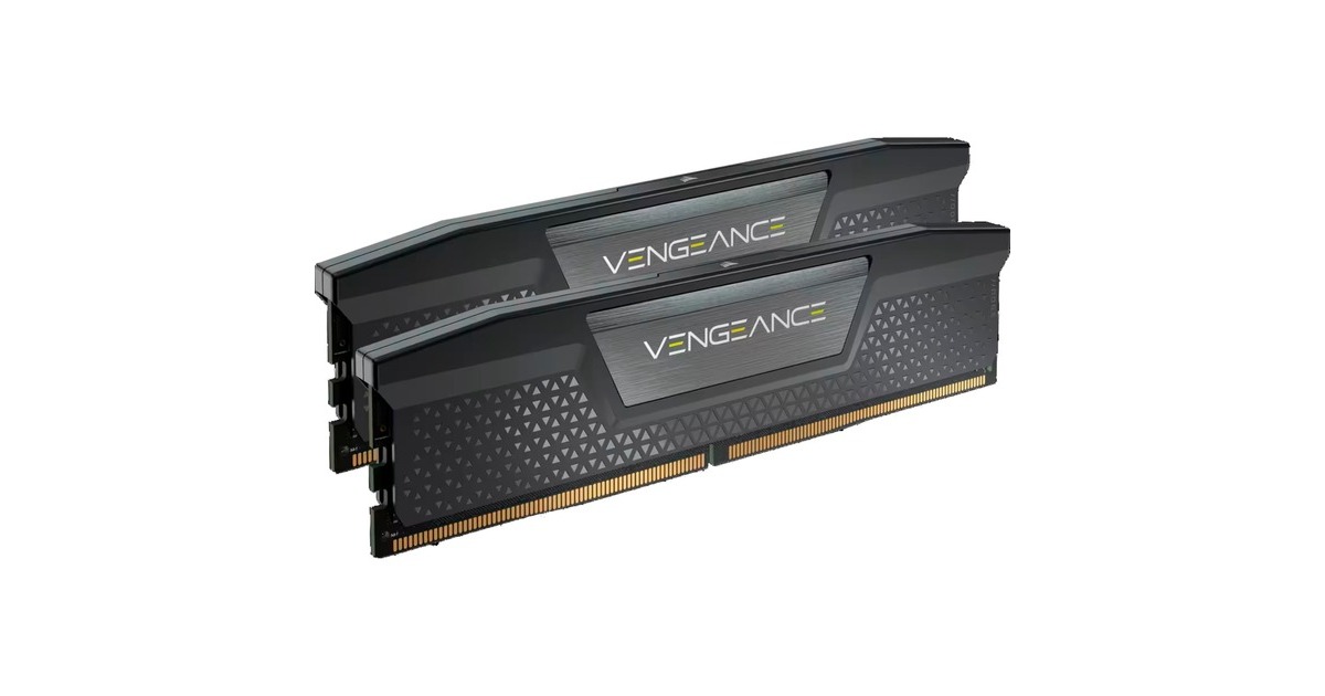 Corsair96 GB DDR5-5200 Kit werkgeheugen  (Zwart, CMK96GX5M2B5200C38, Vengeance, XMP)