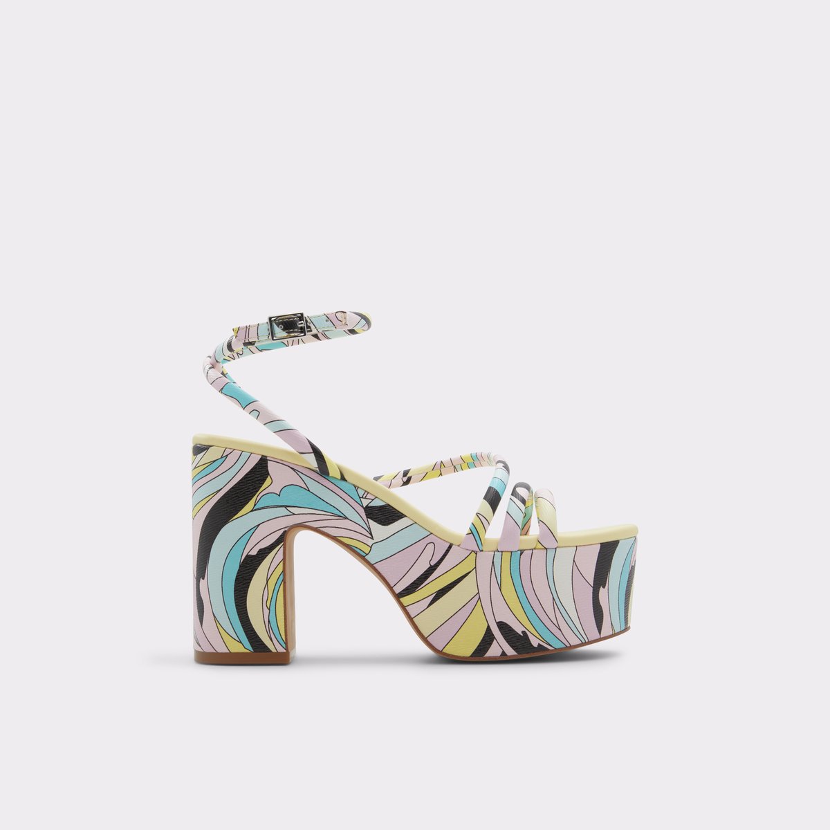 Jhansi Pastel Multi Women Strappy Sandals