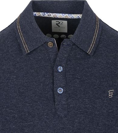 R2 Amsterdam Polo Soft Solid Blue 128.POLO.015-014 kopen