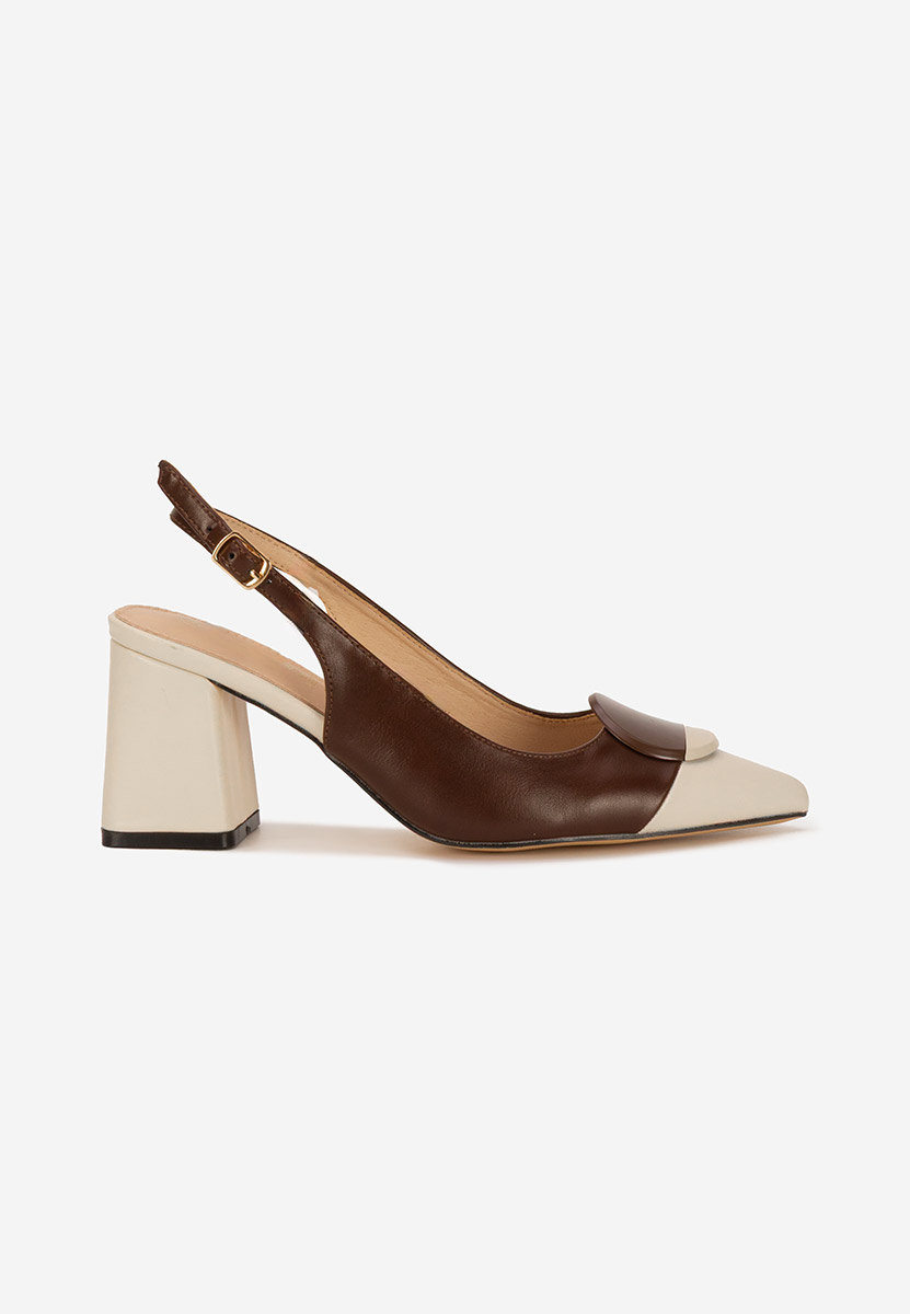 Chaussures slingback bruns Ferrela