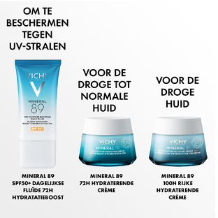 Vichy Mineral 89 72H Moisture Boosting Daily Fluid SPF50  50ML
