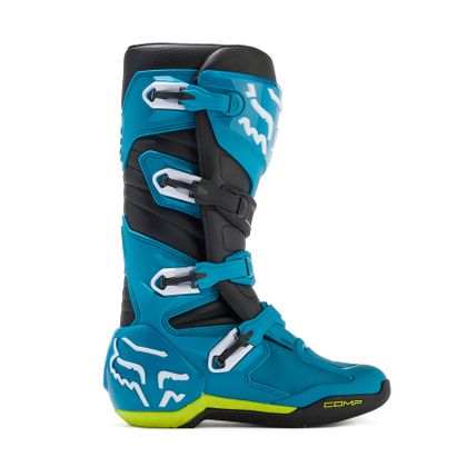 Bottes cross Fox COMP 2025 - Bleu / Jaune
