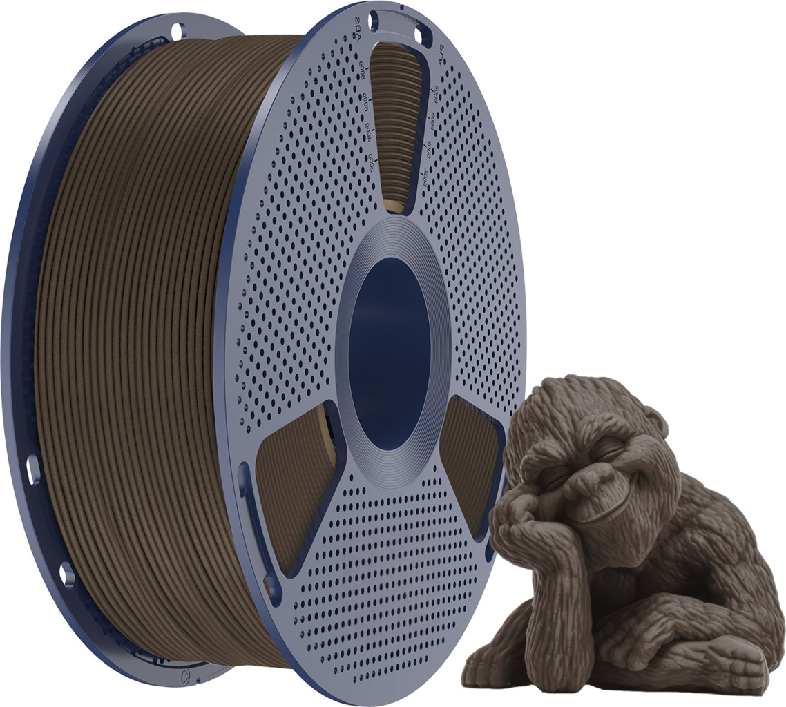 SUNLU  PLA Walnut Wood, 1,75 mm / 1000 g    PLA Filament mit 15 % Holzpulver