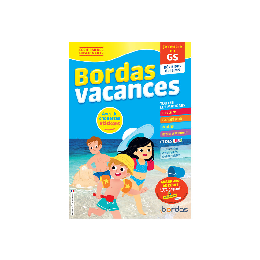 Cahier de vacances - Je rentre en Grande section