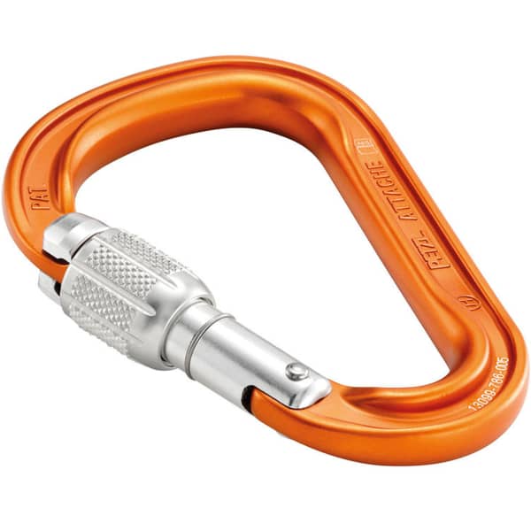 Mousqueton escalade PETZL ATTACHE SCREW-LOCK