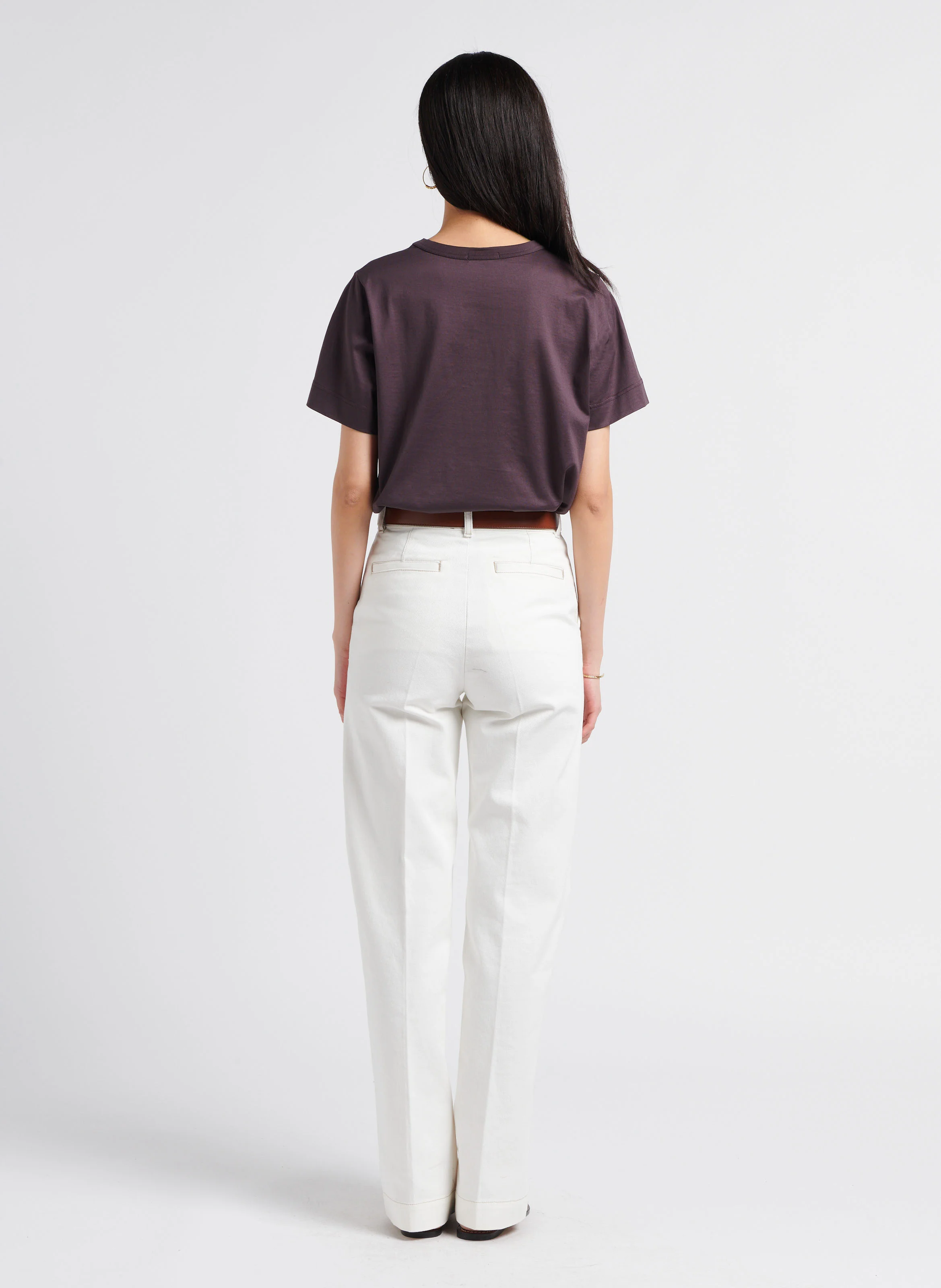 CALIFORNIA - Jean bootcut en coton | Blanc