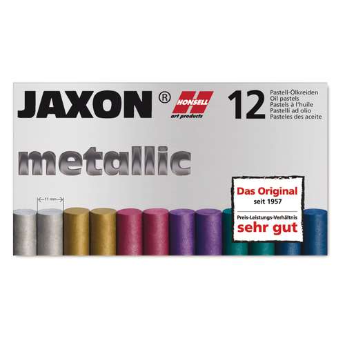 JAXON® Pastell-Ölkreiden, Metallic-Set