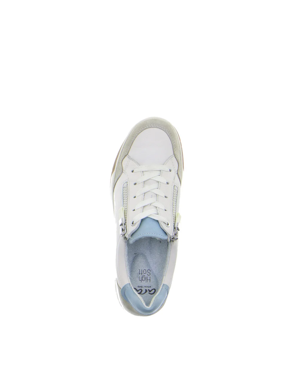 Schnürschuh Rom shell cream