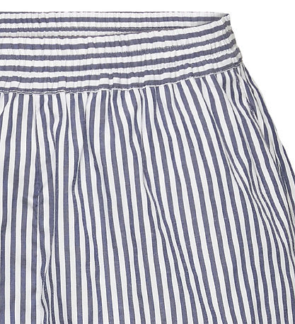 Rosemunde Shorts - Efeu - Navy Stripe
