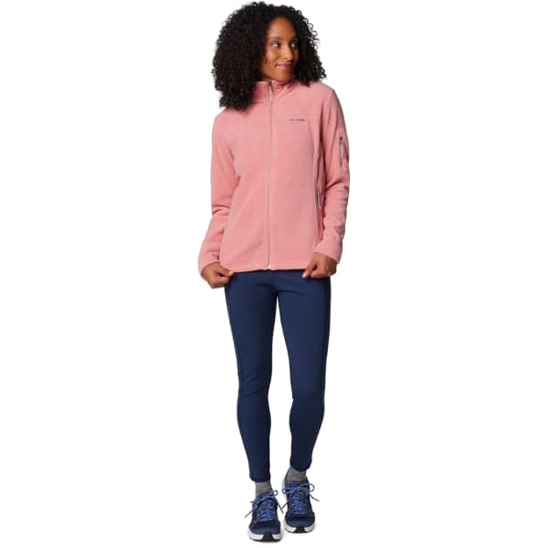 Veste polaire randonnée COLUMBIA W FAST TREK II JACKET PINK AGAVE