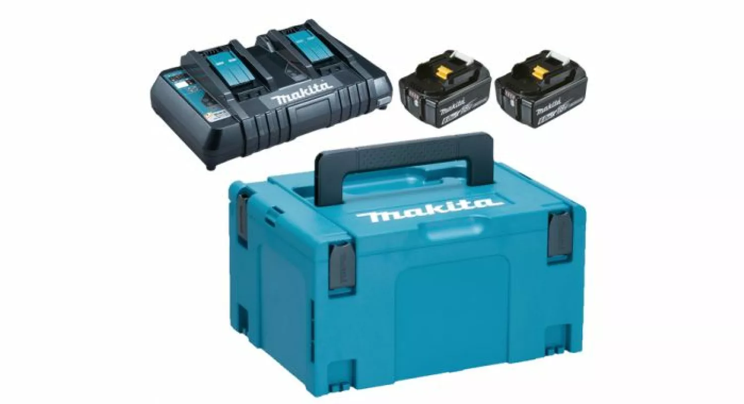 Makita 198077-8 18V Li-Ion accu starterset (2x 6,0Ah) in Mbox