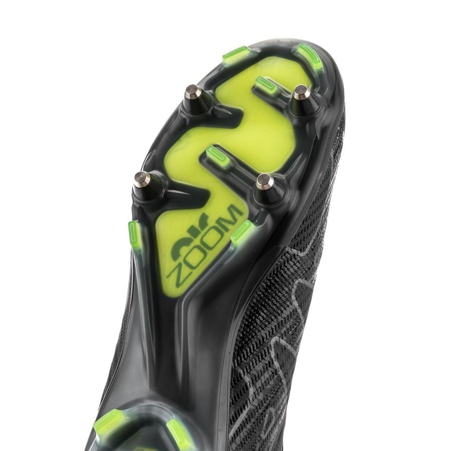 Nike Air Zoom Mercurial Vapor 15 Elite SG-PRO Anti-Clog - Noir/Gris/Blanc/Jaune Fluo