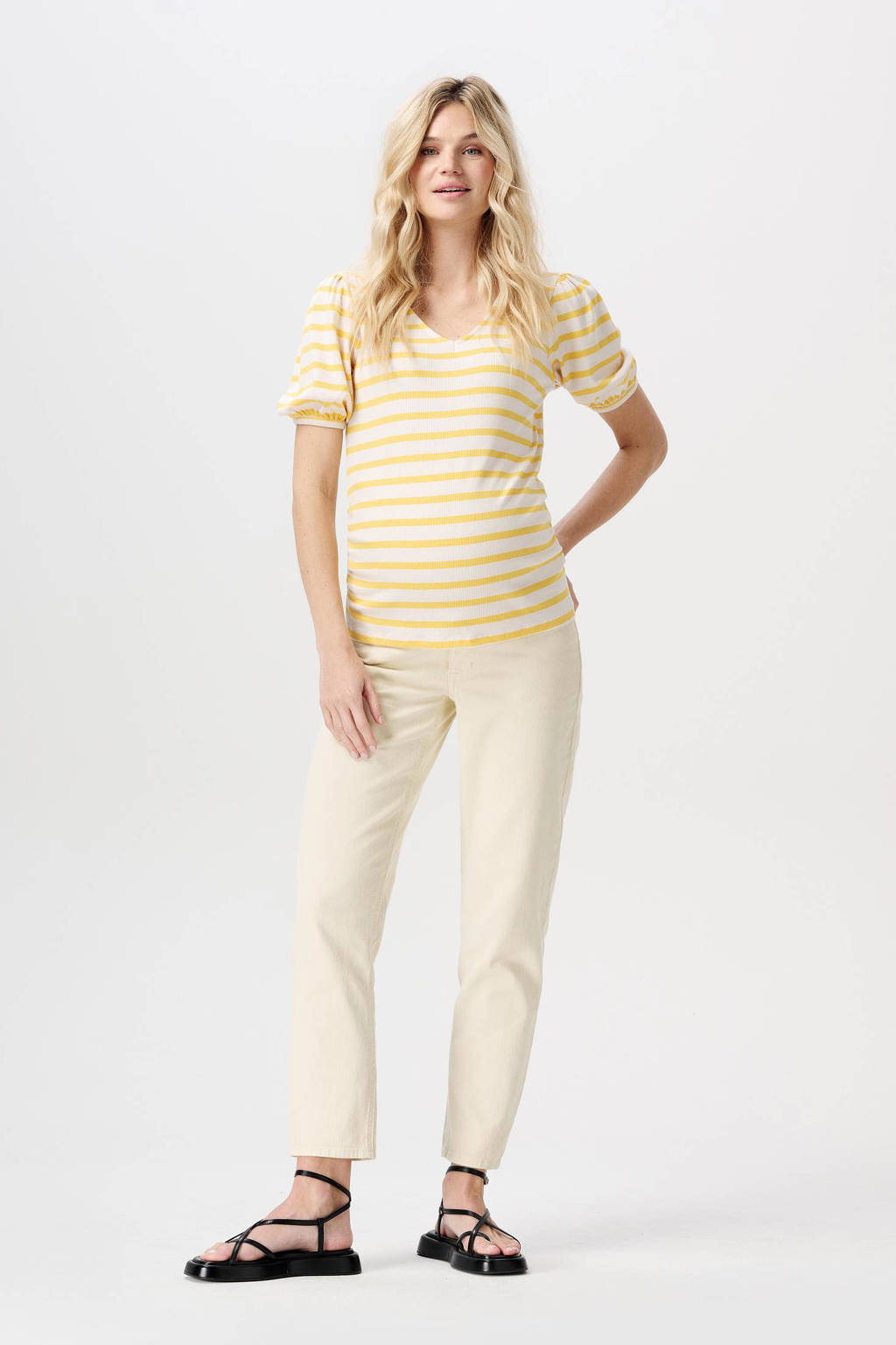 Noppies skinny broek Azua ecru