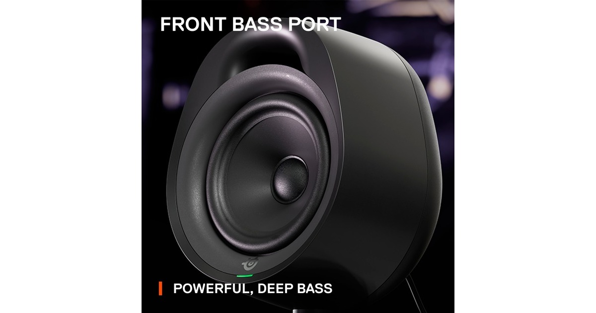 SteelSeriesArena 3 luidspreker  (Zwart, Bluetooth, 3.5 mm jack connector,)