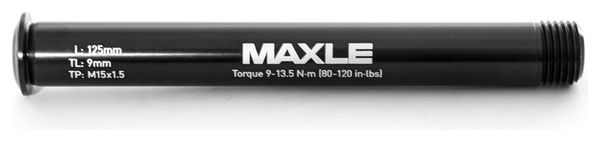 Axe Avant ROCKSHOX Maxle STEALTH Route 15x100 mm Noir