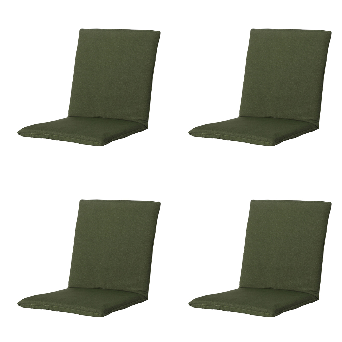 Madison Panama green Stapelstoelkussen - Set van 4