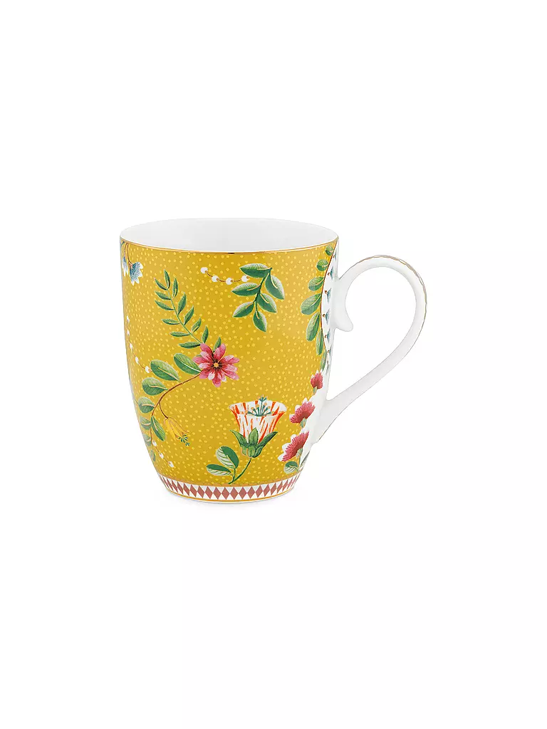 PIP STUDIO Henkelbecher Set 2er Large LA MAJORELLE 350ml Gelb gelb