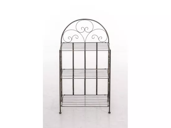 Étagères sur pied - Métal - 45.5 x 24 x 81.5cm - Bronze - Rosa