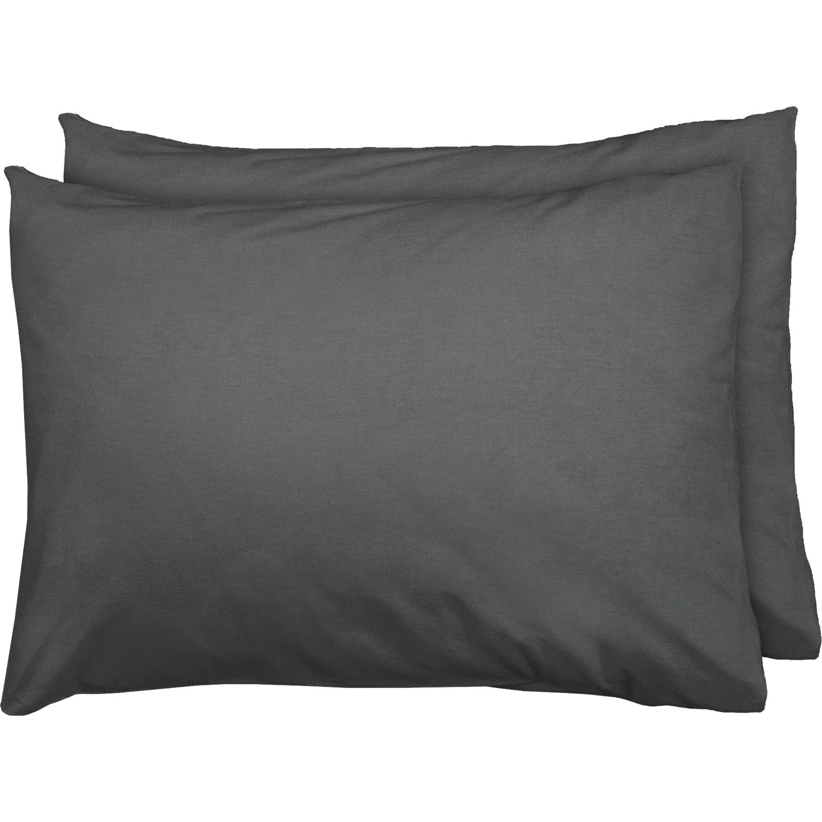 Bettwäsche Renforcé unifarbig Kissenbezug 50x70cm 2er Pack, orange