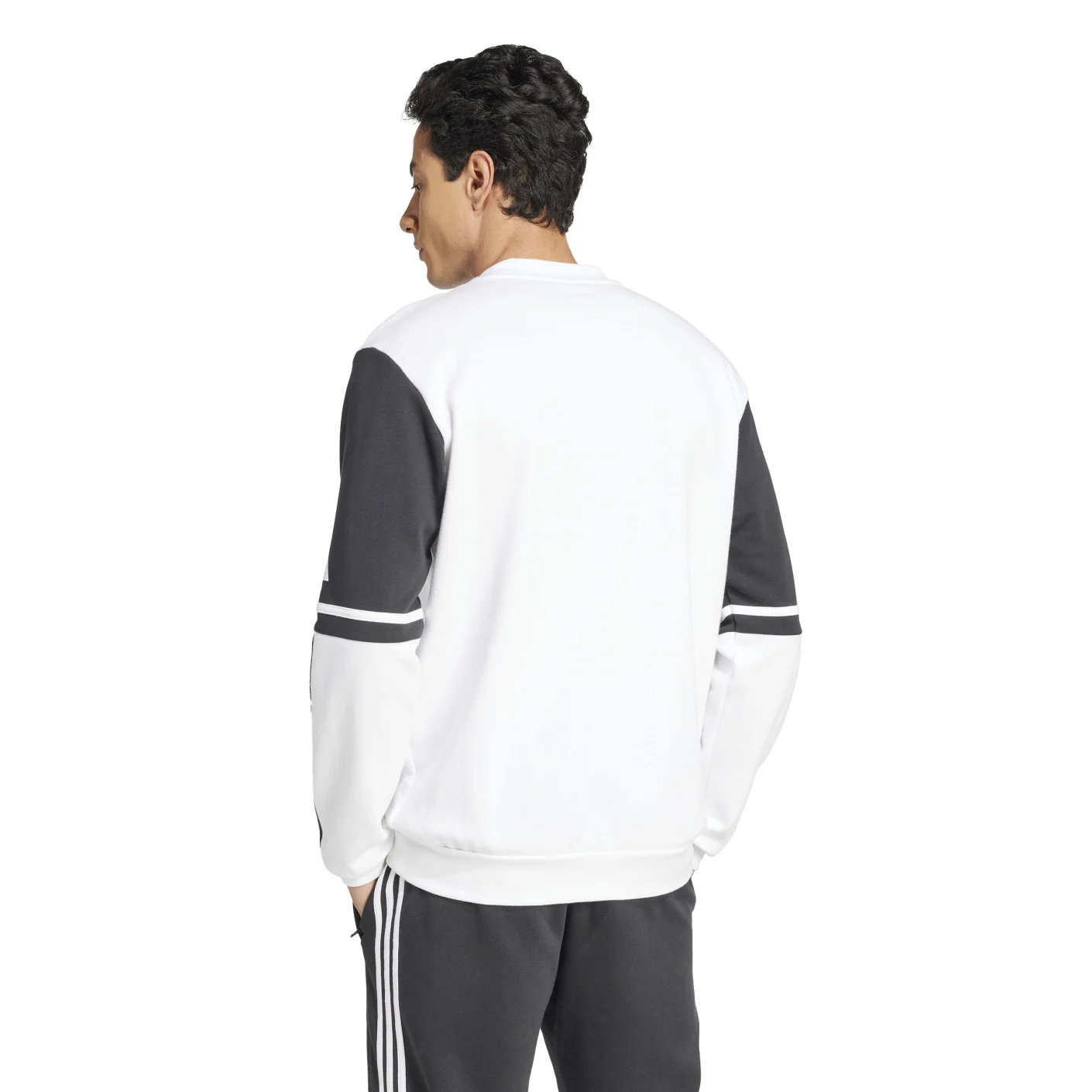 Adidas Squadra 25 Sweater Wit Zwart