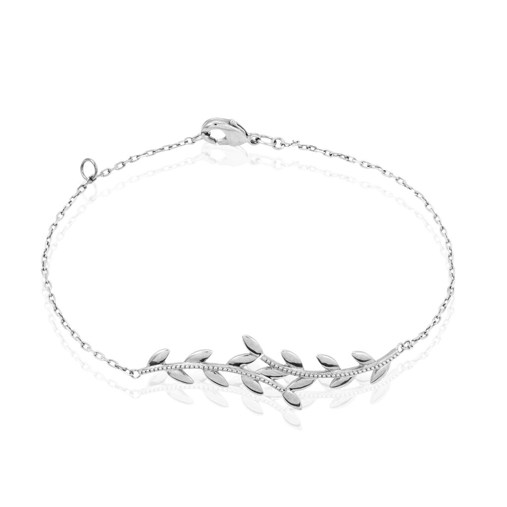 Bracelet Folia Argent Blanc
