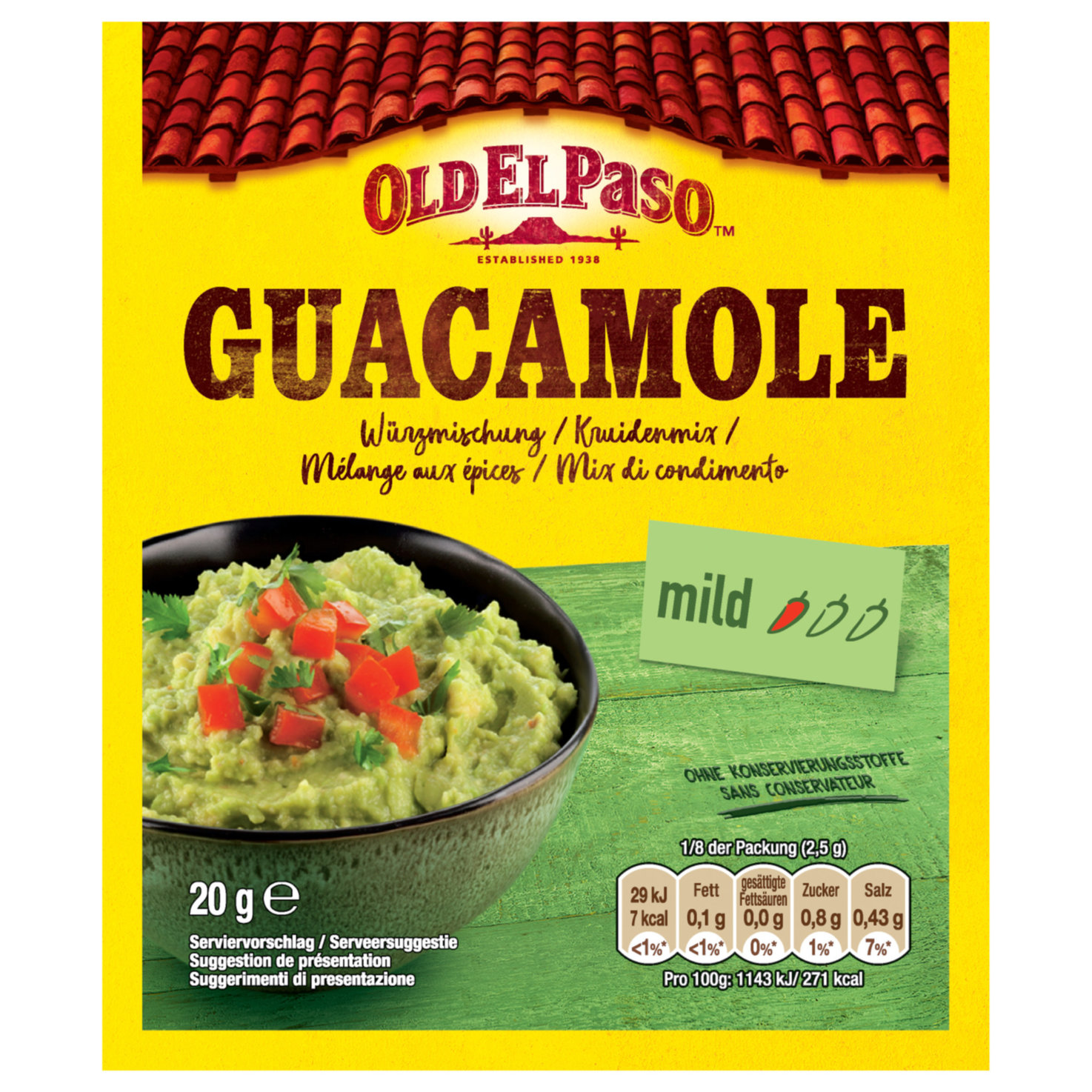 Old El Paso Gewürzmischung für Guacamole