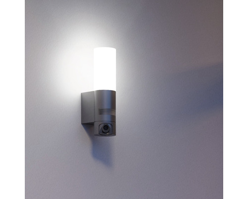 Steinel LED Sensor Buitenwandlamp 14,1W 925 lm 3000K Cameralamp incl. SD-kaart, App-bedienbaar, Dimbaar, Soft Start L 620 CAM S Antraciet