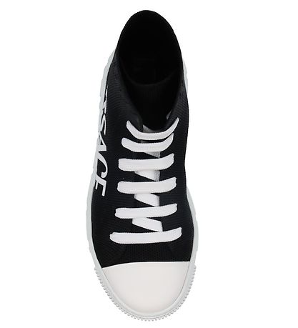 Versace Stiefel - La Greca Hightop - Schwarz m. Logo
