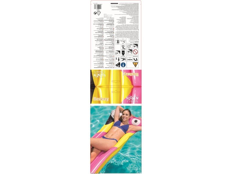Bestway Luftmatratze Tropical Bird 183 x 76 cm Assortiert Super Surf Air Mat