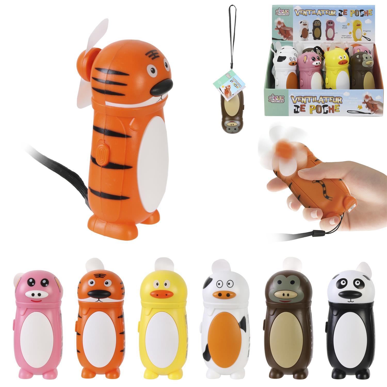 VENTILATEUR DE POCHE ANIMAUX