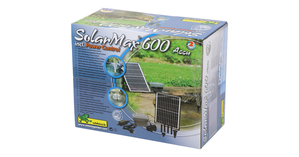 UbbinkSolarMax 600 accu inclusief Power Control en pomp