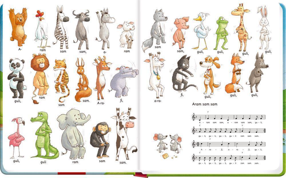 Mein großes Kinderlieder-Wimmelbuch