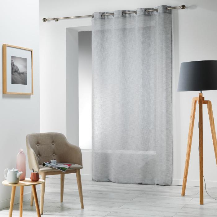 PANNEAU A OEILLETS 140X240CM CARLIN GRIS