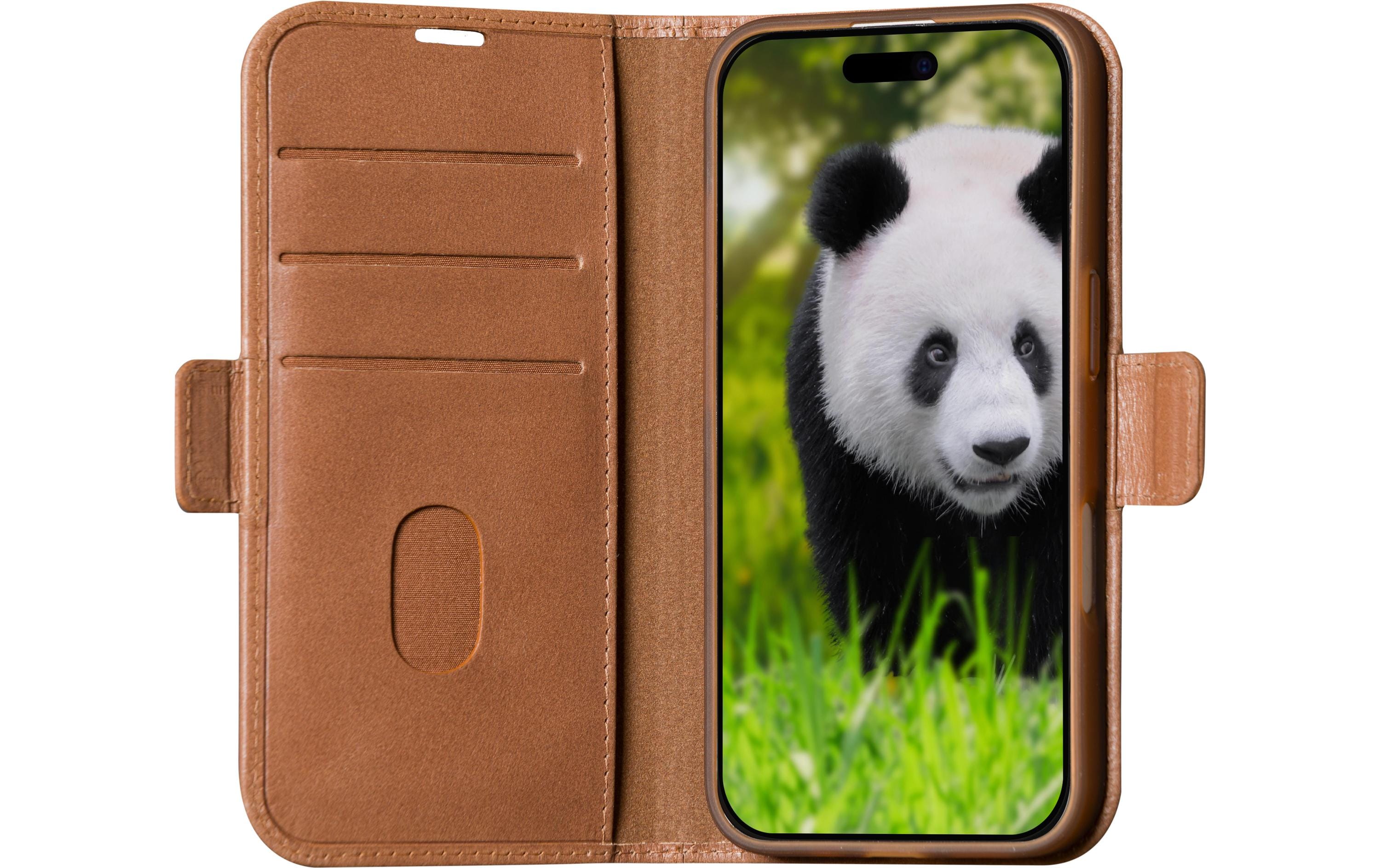 Book Cover Copenhagen iPhone 16 BraunSchutzhülle für das Apple iPhone 16