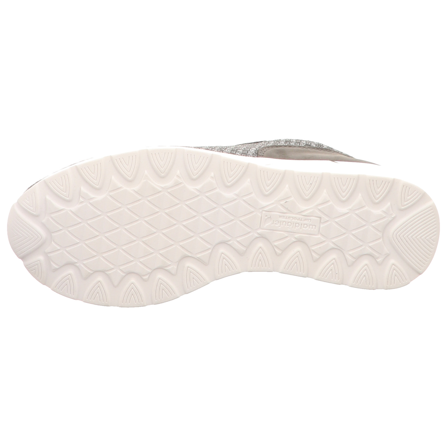 Waldläufer Slipper grau weiss/weiss kombi