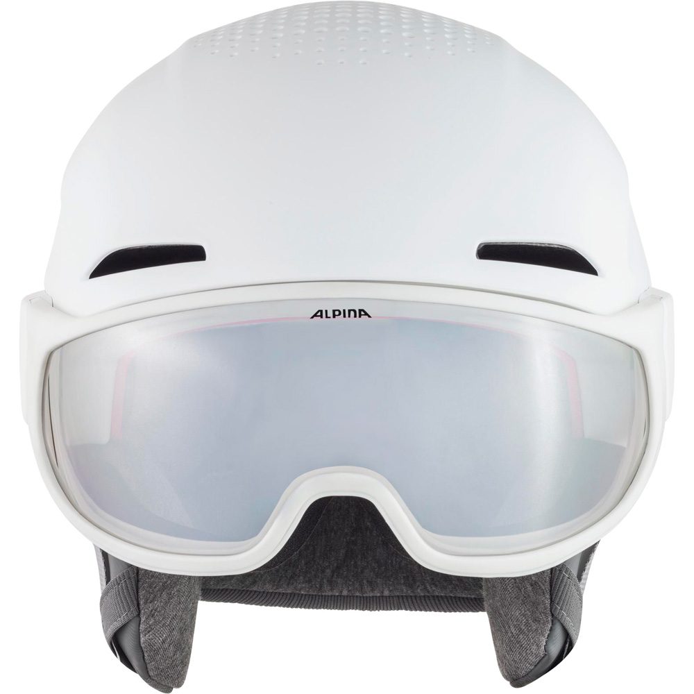 Alpina Alto V Visierhelm mattweiß