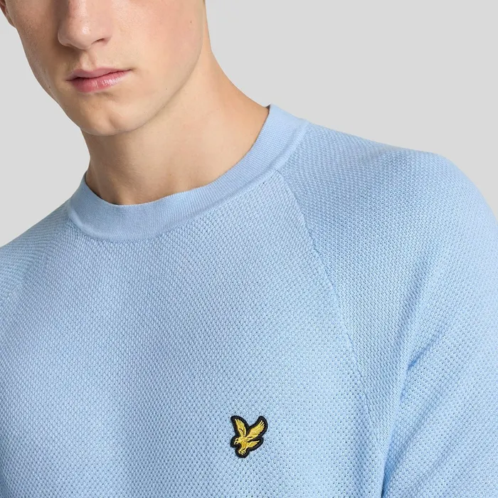 Lyle & Scott Linen Blend Knitted T-shirt Heren