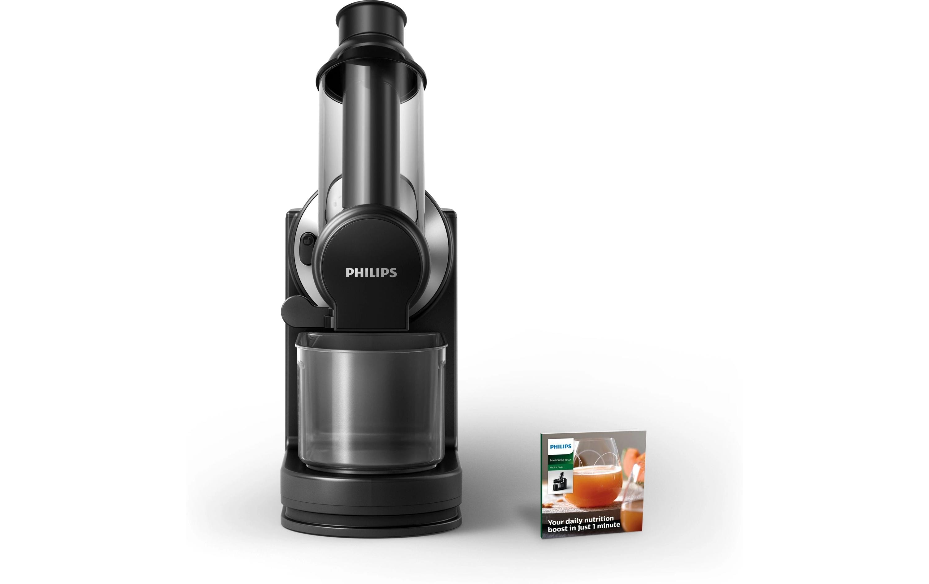 Slow Juicer Viva Collection HR1889/70 Schwarz/Silber<br>Entsafter