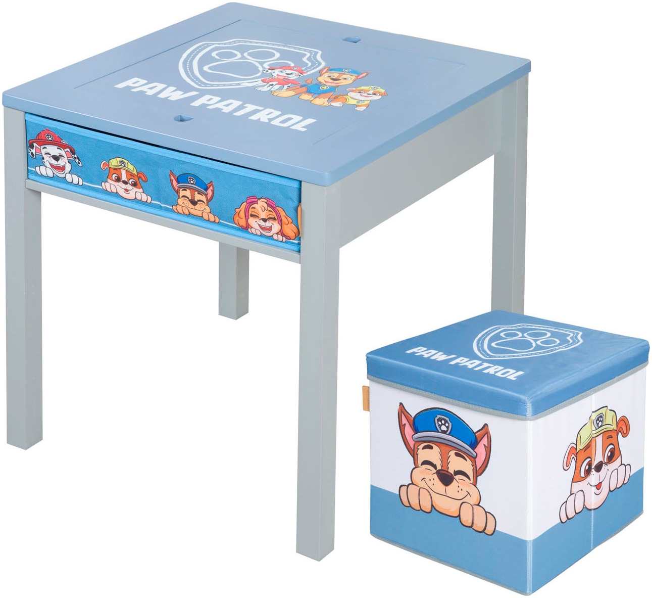 roba® Kindersitzgruppe »Paw Patrol« Set,  mit Tisch und Sitzhocker