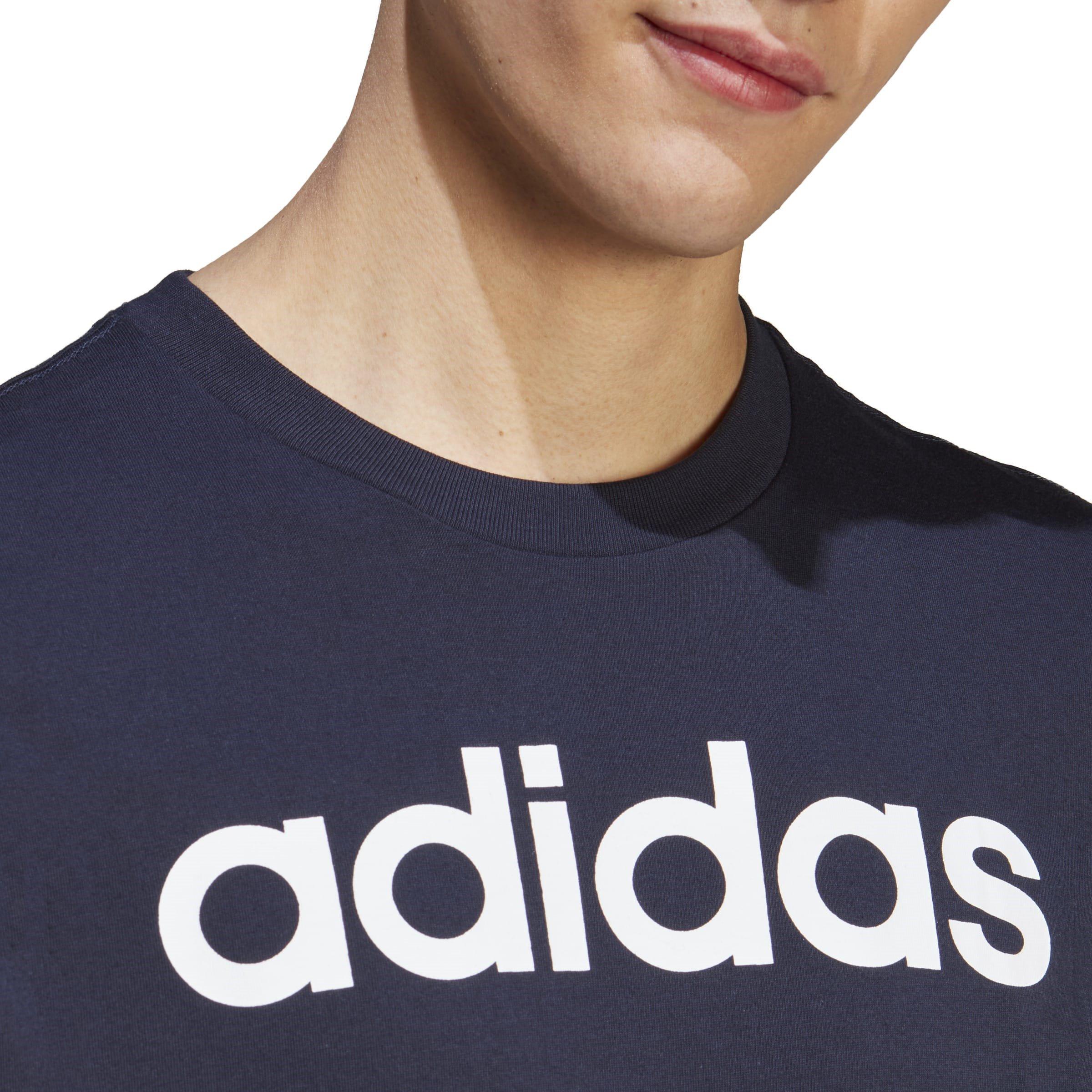 adidas Essentials Single Jersey Logo T-Shirt Mens