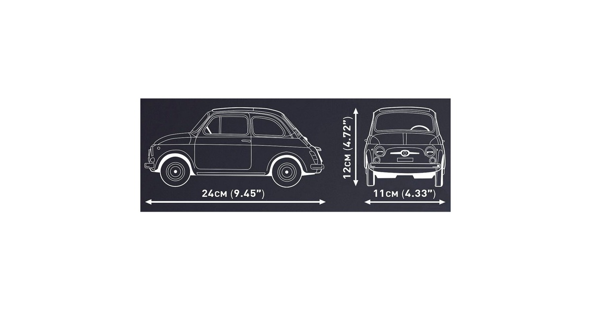 COBIFiat 500 Abarth Executive Edition Constructiespeelgoed  (Schaal 1:12)
