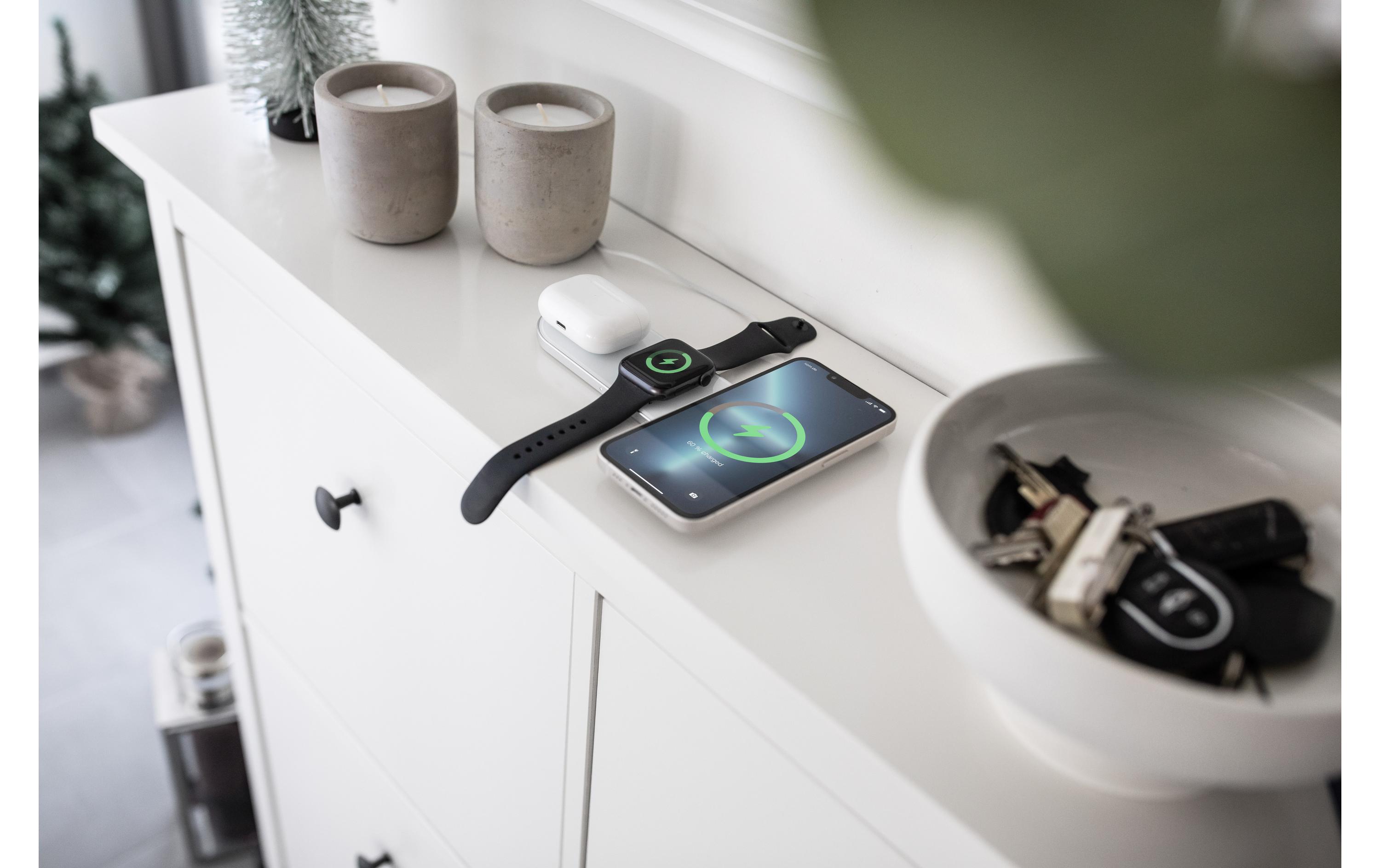 Wireless Charger Aura Home Black<br>Kabellose 3in1-Ladestation für Apple Geräte