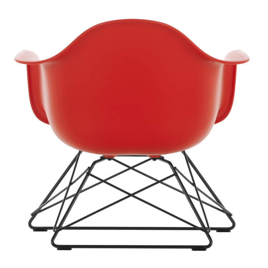 Fauteuil LAR RE zwart Poppy Red